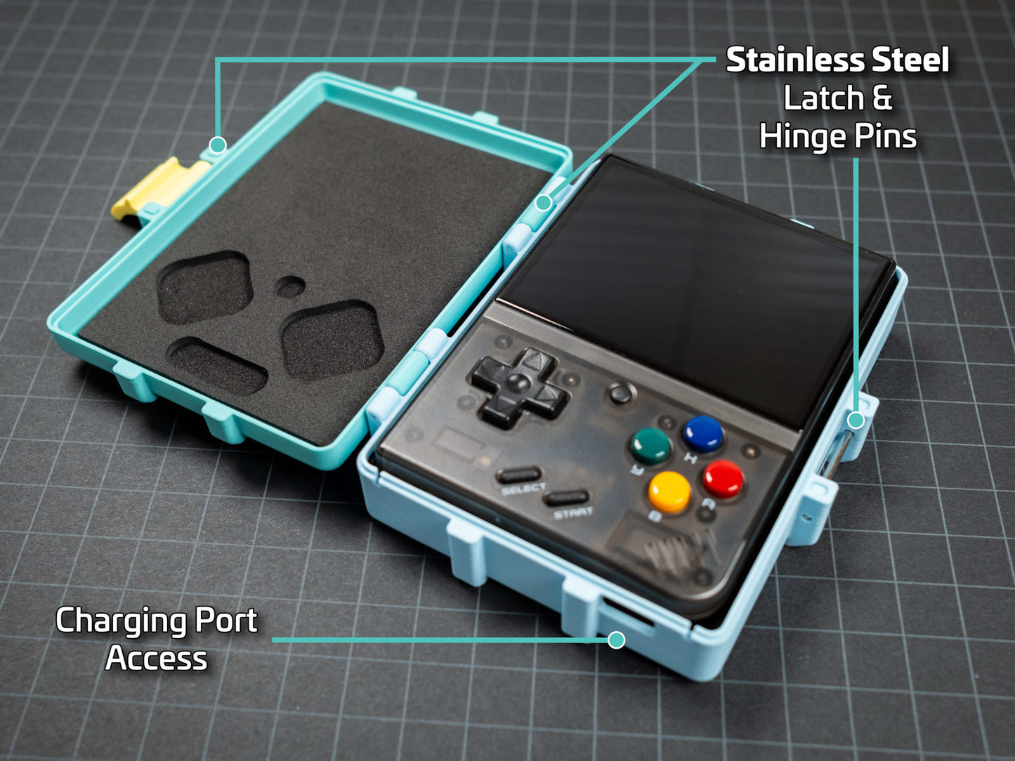 Minimalist Slim Hard Case for Miyoo Mini Plus (Retro Version)