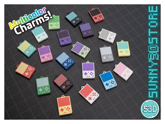 Miyoo Mini Plus 3D Printed Multicolor Charms